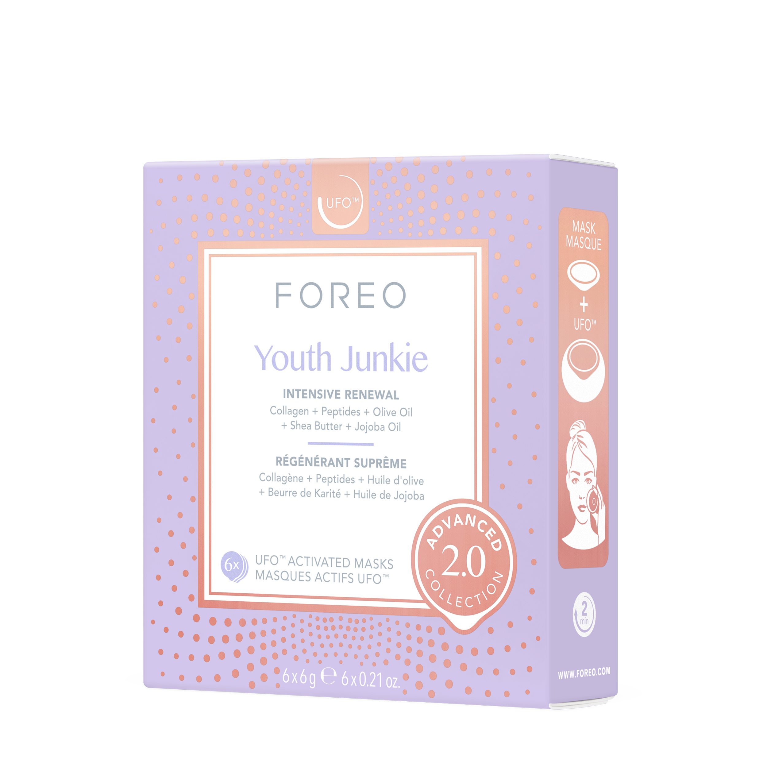 FOREO FOREO Антивозрастная смарт-маска для лица 2.0 Youth Junkie 6 шт, Антивозрастная смарт-маска для лица 2.0 Youth Junkie 6 шт
FOREO FOREO Антивозрастная смарт-маска для лица 2.0 Youth Junkie 6 шт, Антивозрастная смарт-маска для лица 2.0 Youth Junkie 6 шт