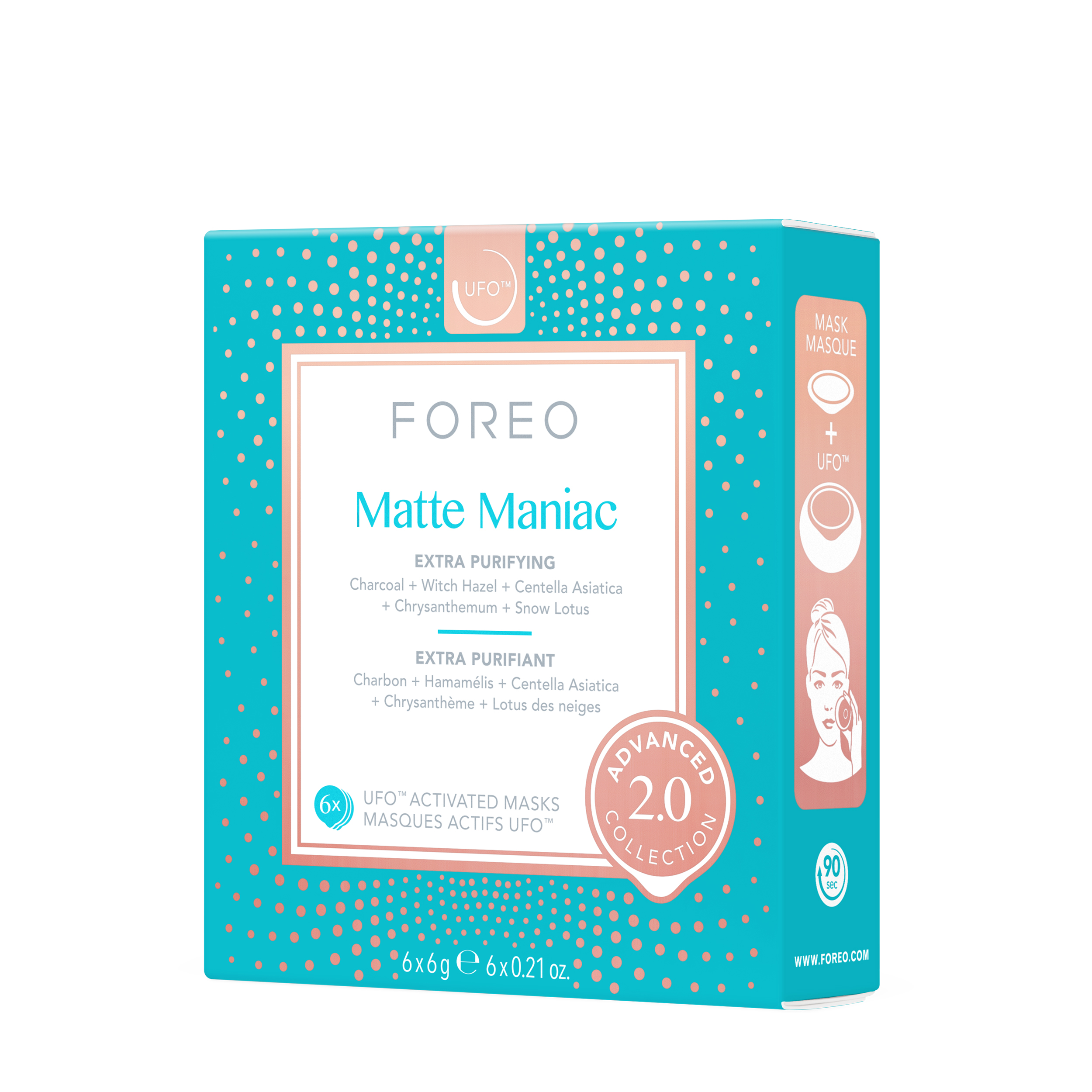 FOREO FOREO Матирующая смарт-маска для лица 2.0 Matte Maniac 6 шт, Матирующая смарт-маска для лица 2.0 Matte Maniac 6 шт
FOREO FOREO Матирующая смарт-маска для лица 2.0 Matte Maniac 6 шт, Матирующая смарт-маска для лица 2.0 Matte Maniac 6 шт
