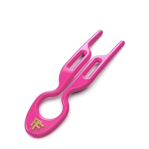 Набор заколок №1 Hairpin, цвет ярко-розовый