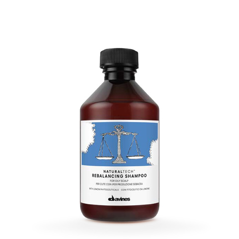 Балансирующий шампунь для жирной кожи головы NaturalTech Rebalancing Shampoo