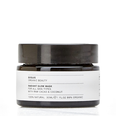 Очищающая маска Radiant Glow Mask с какао и частицами кокосовой скорлупы