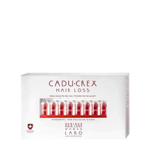 Ампулы для борьбы с обильным выпадением волос у женщин Caducrex Serious Woman №20