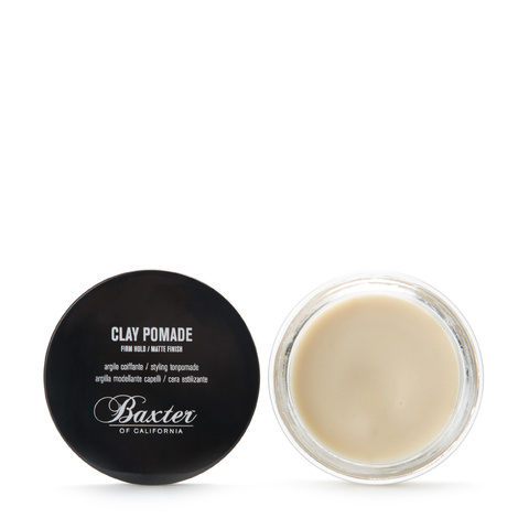 Глиняная помада сильной фиксации для укладки волос Clay Pomade