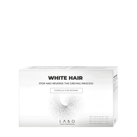 Ампулы для борьбы с сединой у женщин White Hair Stop And Reverse The Greying Process