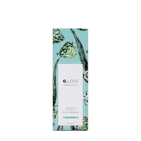 Нежный очищающий гель для сияния кожи с энзимами Aloe & Cherimola