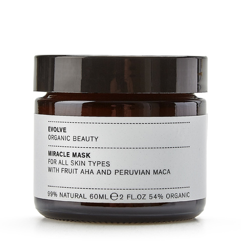 Отшелушивающая маска для лица с AHA-кислотами Miracle Organic Face Mask