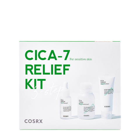 Набор миниатюр для ухода за чувствительной кожей CICA-7 Relief Kit