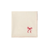 Скатерть Fancy Bows бежевого цвета из коллекции Essential, 180х180 см