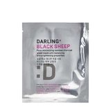 Маска мягкая тканевая балансирующая с бамбуковым углем,сужающая и очищающая поры BLACK SHEEP 30гр