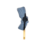 Зажим бант, темно-синий