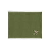 Салфетка под приборы Fancy Bows оливкового цвета из коллекции Essential, 35х45 см