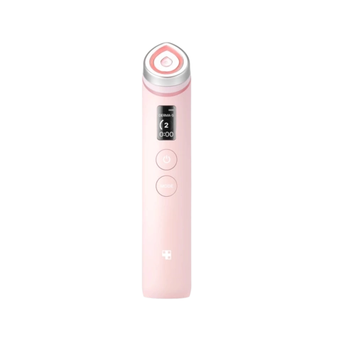 Микротоковое устройство 6-в-1 для домашнего ухода за кожей лица AGE-R Booster Pro Pink