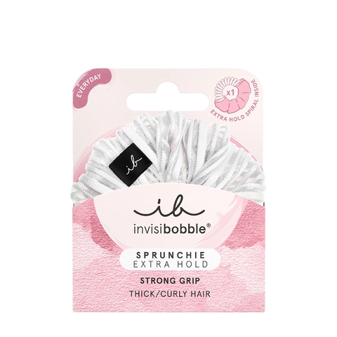 Резинка-браслет для густых волос invisibobble SPRUNCHIE EXTRA HOLD Pure White