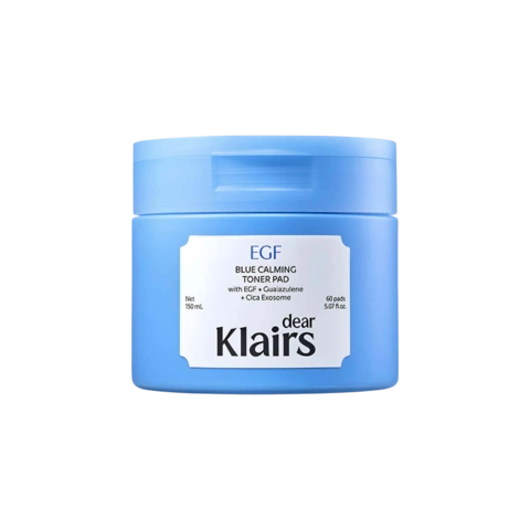 Успокаивающие пэды / EGF Blue Calming Toner Pad 150ml (60 Pads)