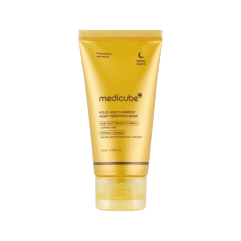 Ночная маска-пленка с куркумой и коллагеном Kojic Acid Turmeric Night Wrapping Mask, 75мл