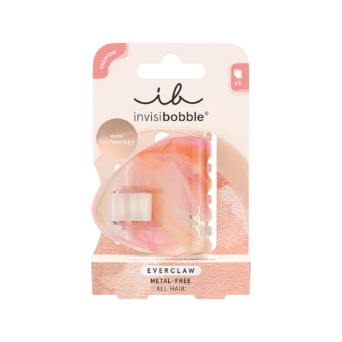 Заколка-крабик invisibobble EVERCLAW Pink Blossom (размер M)