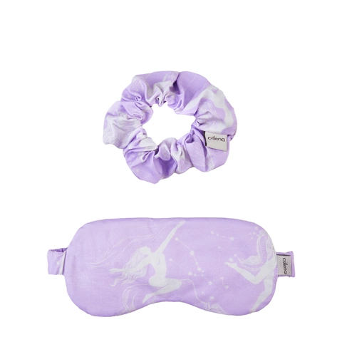 Маска для сна и резинка для волос Astrology Lavender