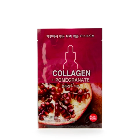 Антивозрастная тканевая маска для лица Collagen + Pomegranate