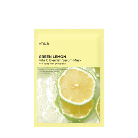 ANUA GREEN LEMON VITA C BLEMISH SERUM MASK