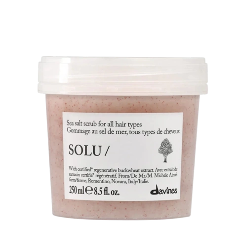 Глубоко очищающий скраб с морской солью для всех типов волос / Sea salt scrub for all hair types
