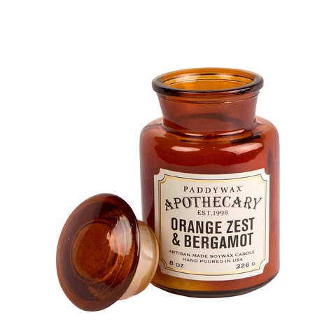 Свеча ORANGE ZEST & BERGAMOT в аптекарской баночкe