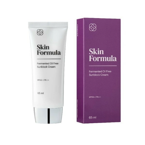 Солнцезащитный крем с увлажняющим и успокаивающим действием Skin Formula Fermented Oil Free Sunblock Cream SPF50+ PA++