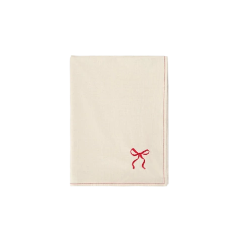 Скатерть Fancy Bows бежевого цвета из коллекции Essential, 180х240 см