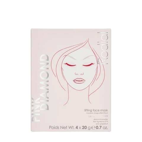 Набор биоцеллюлозных масок для сияния кожи лица с лифтинг-эффектом Pink Diamond Lifting Face Mask