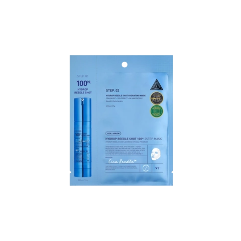 Двухступенчатая тканевая маска Hydrop Reedle Shot 100hL 2 Step Mask, 1,5г+33г