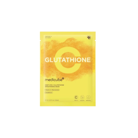 Тканевая маска для ровного тона с глутатионом Deep Vita C Glutathione Brightening Mask, 27г