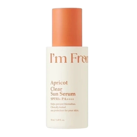 Солнцезащитная сыворотка для лица I'm from Apricot Clear Sun Serum SPF50+ PA++++ 50ml