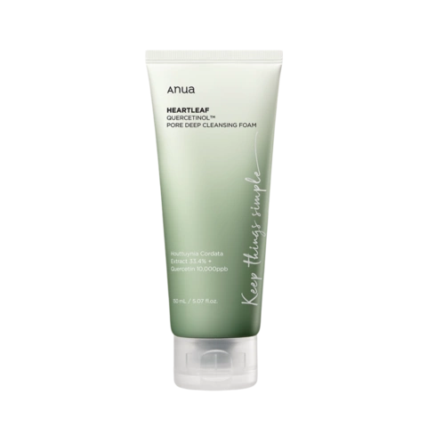 Пенка-скраб с кверцетинолом для очищения пор / HEARTLEAF QUERCETINOL PORE DEEP CLEANSING FOAM 150ML