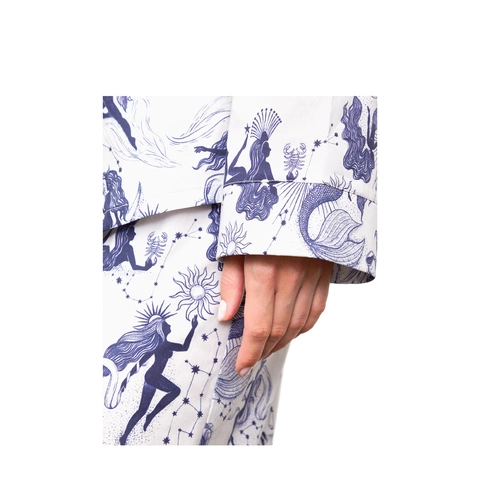 Пижамный костюм с брюками Astrology Grey