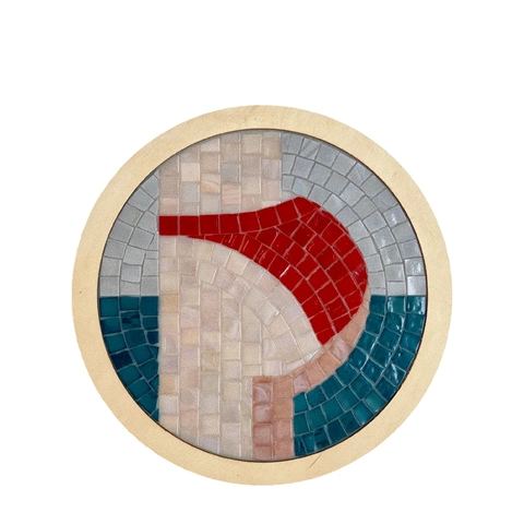 Мозаика «Попка» на деревянной основе