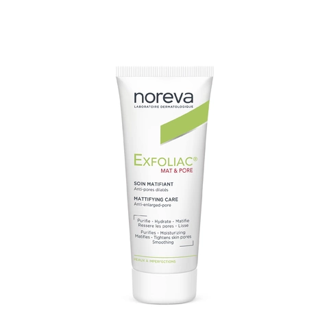 Матирующий крем для жирной кожи лица с расширенными порами Exfoliac Mat & Pore