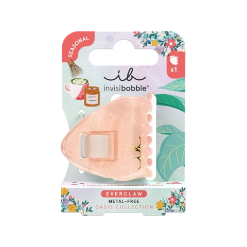 Заколка-крабик invisibobble EVERCLAW Oasis Coral Crush (размер S)