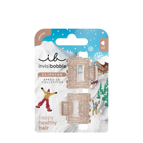 Мини заколка-крабик invisibobble CLIPSTAR ApresSkiShimmer