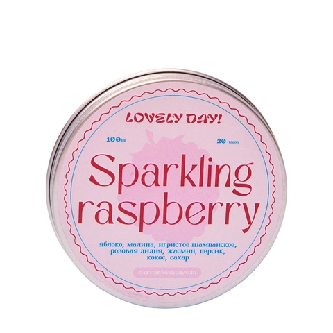 Свеча из соевого воска Sparkling Raspberry