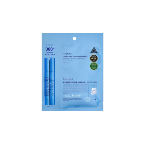 Двухступенчатая тканевая маска Hydrop Reedle Shot 300hL 2 Step Mask, 1,5г+33г