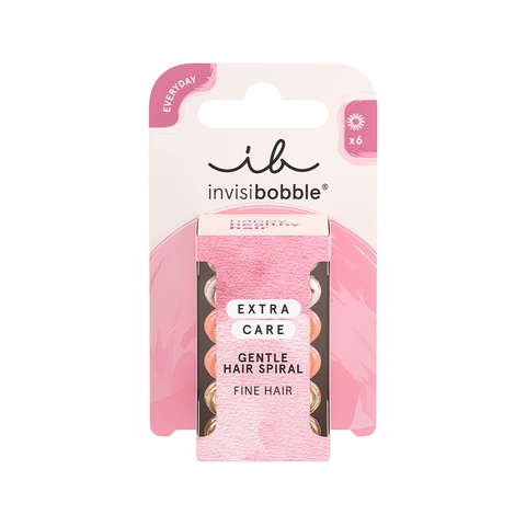 Набор резинок-браслетов для тонких волос invisibobble EXTRA CARE Delicate Duties 6 шт.