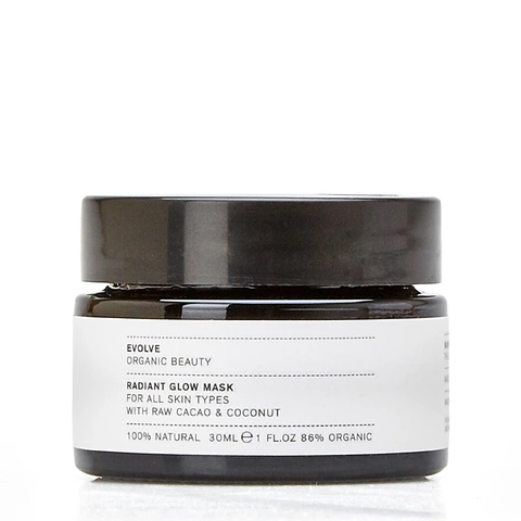 Очищающая маска Radiant Glow Mask с какао и частицами кокосовой скорлупы