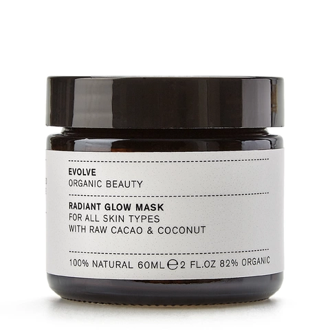 Очищающая маска Radiant Glow Mask с какао и частицами кокосовой скорлупы