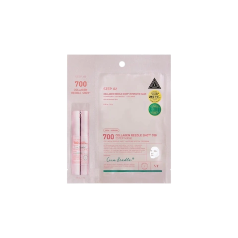 Двухфазная маска с микроиглами и коллагеном Collagen Reedle Shot 700 2step Mask, 25+1,5 г