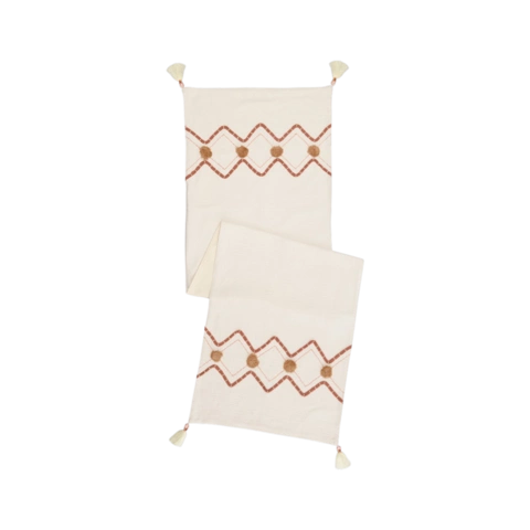 Дорожка на стол с вышивкой Geometry из коллекции Ethnic, 45х150 см