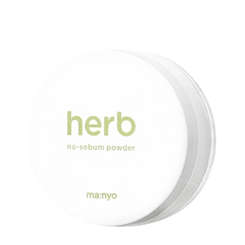 Матирующая рассыпчатая пудра для лица с комплексом трав Herb Green No-Sebum Powder