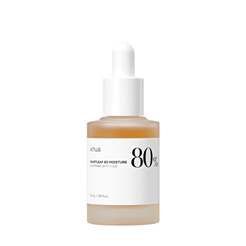 ANUA 80 MOISTURE SOOTHING AMPOULES 30ML