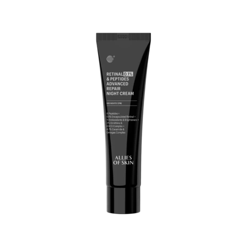 Усиленный ночной восстанавливающий пептидный крем с 0,1% ретиналем, 20 мл