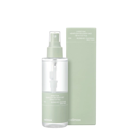 Отшелушивающий спрей для тела с BHA-кислотами Ji Woo Gae Heartleaf BHA Body Mist