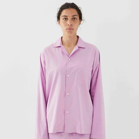 Пижамная рубашка, цвет розовый