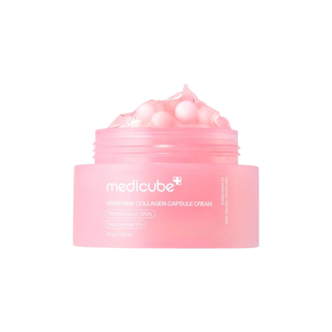 Капсульный крем с ПДРН для чувствительной кожи PDRN Pink Collagen Capsule cream, 55г